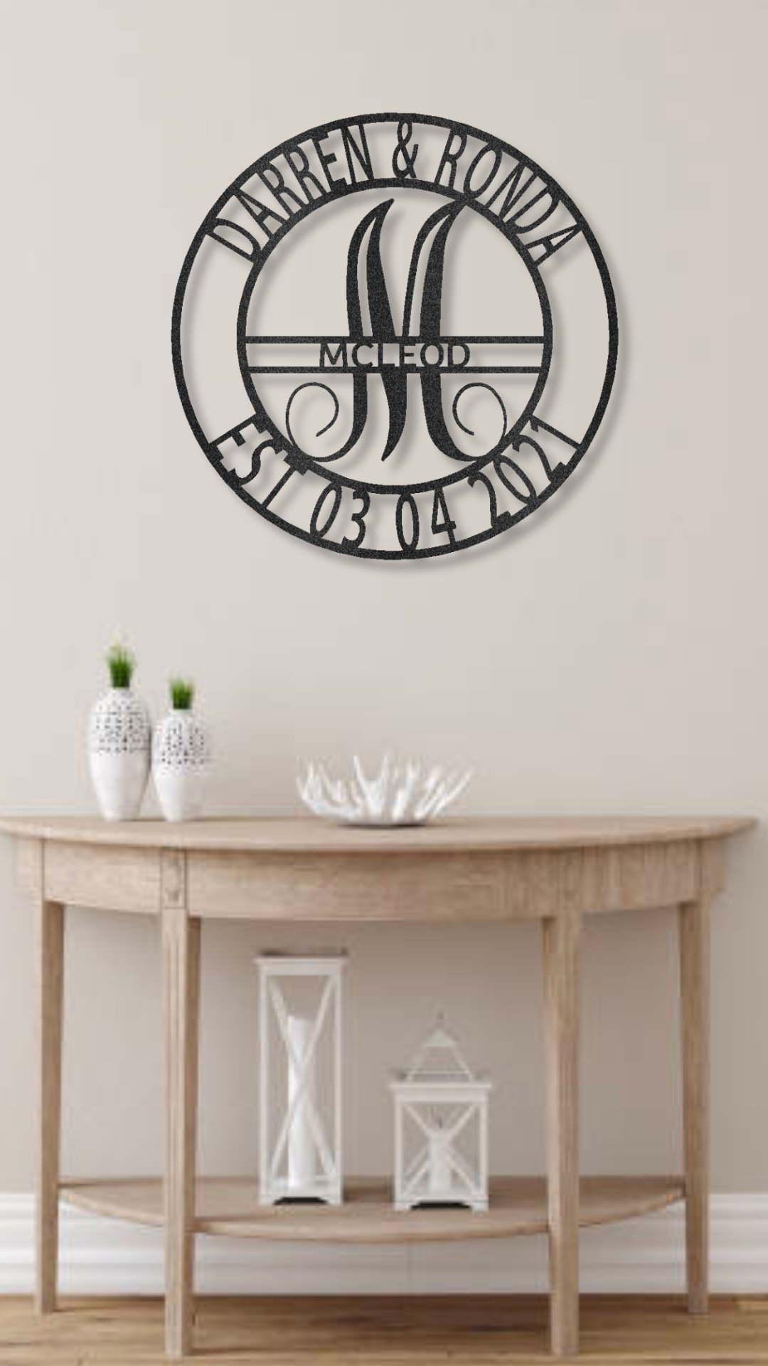 Elaborate Name - Steel Sign