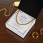 To My Graduate - Cuban Link (blk)