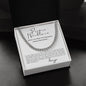 Promise Necklace - For my Man
