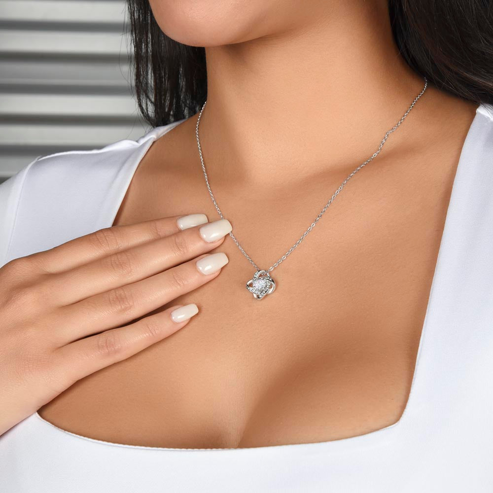 Apology Gift For Her | No Excuses, I'm Sorry | Love Knot Necklace