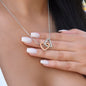 My Wife | Spend time with you - Interlocking Hearts necklace