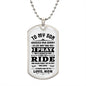 My Son | Keep the faith always - Dog tag