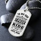 My Son | Keep the faith always - Dog tag