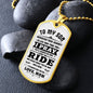 My Son | Keep the faith always - Dog tag