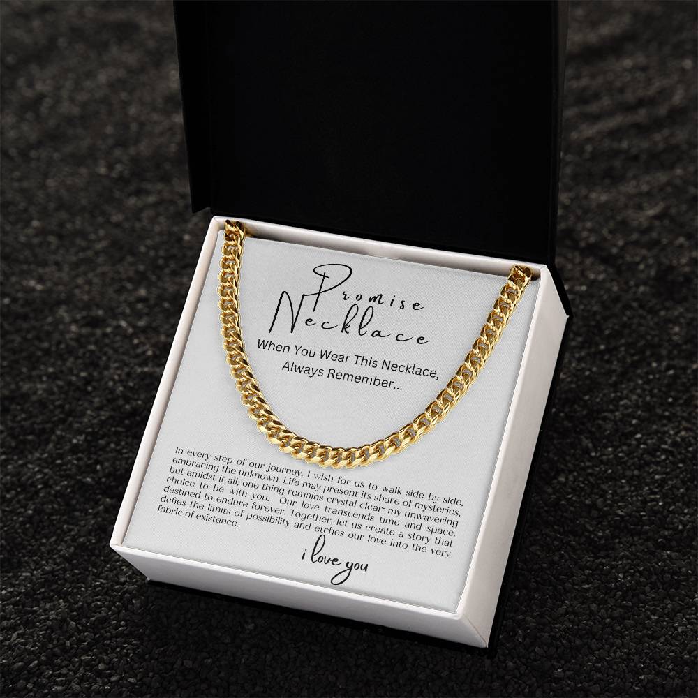 Promise Necklace - For my Man