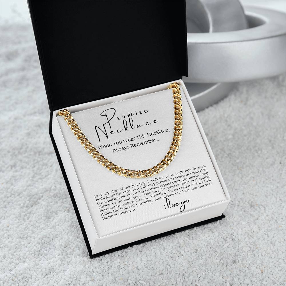Promise Necklace - For my Man