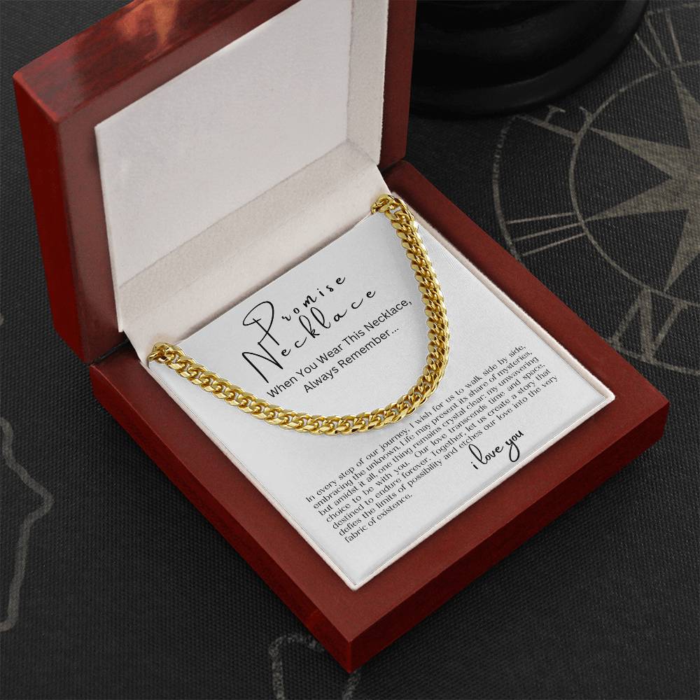Promise Necklace - For my Man