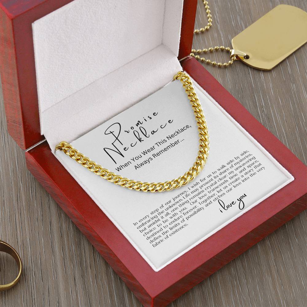 Promise Necklace - For my Man