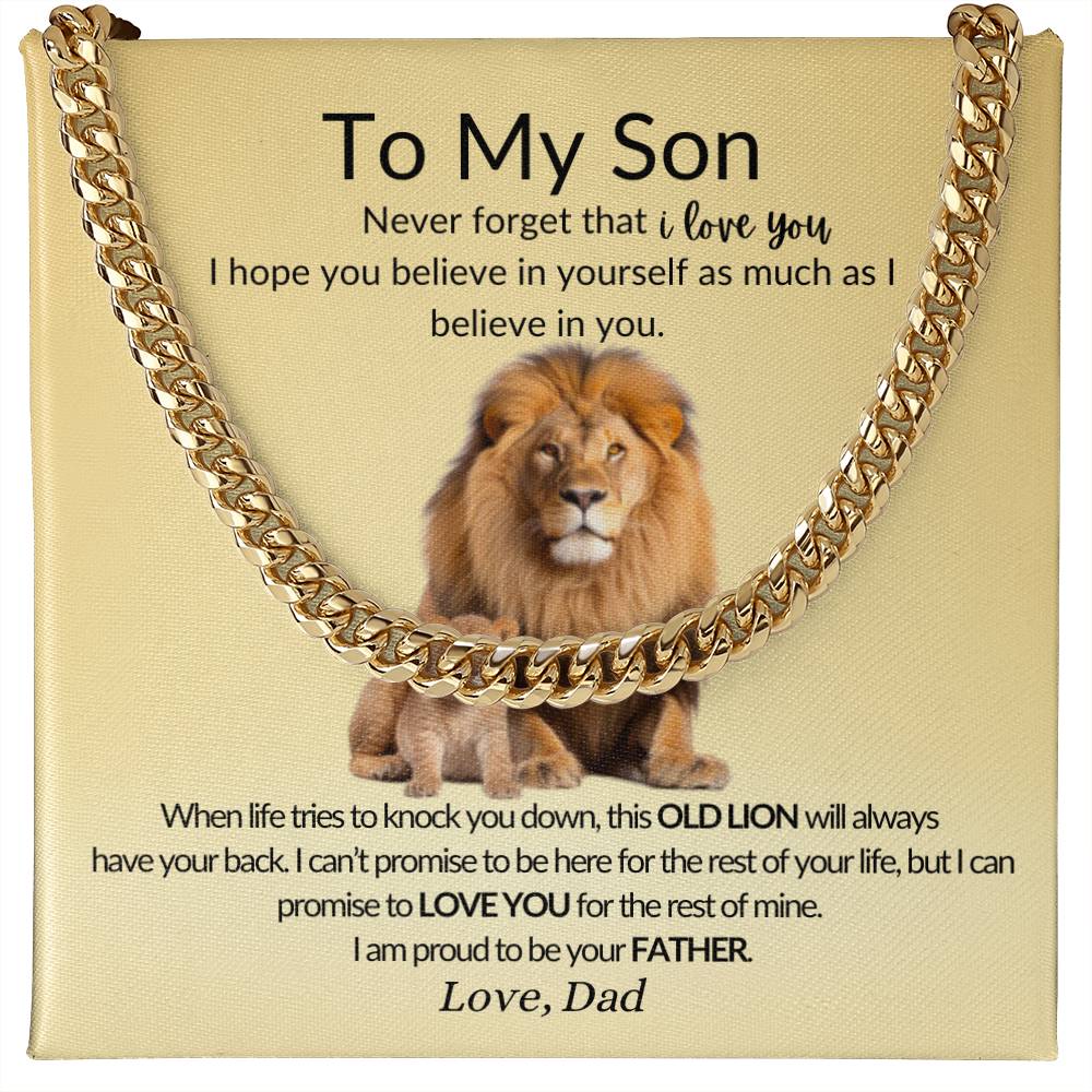 To My Son - Cuban Link