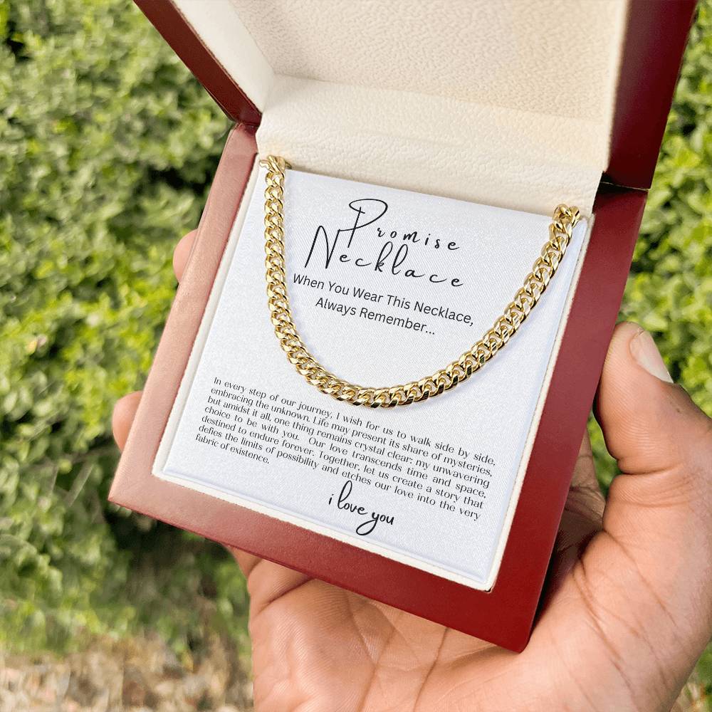 Promise Necklace - For my Man