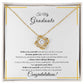 To My Graduate - Love Knot Necklace