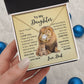 To My Daughter | This Old Lion Will Have Your Back - Love Knot