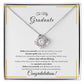 To My Graduate - Love Knot Necklace