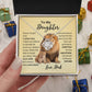 To My Daughter | This Old Lion Will Have Your Back - Love Knot