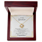 To My Graduate - Love Knot Necklace