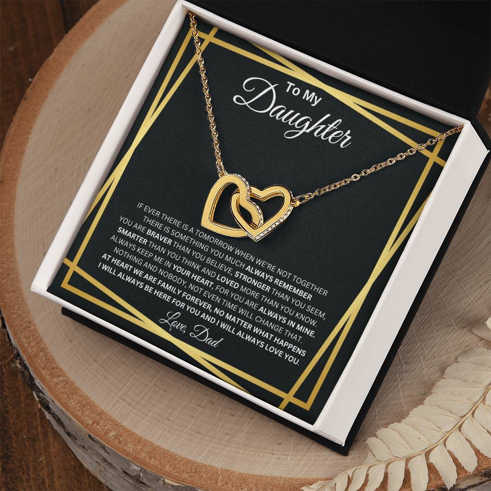To My Daughter - Interlocking Hearts
