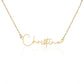 Signature Name Necklace - No Message Card