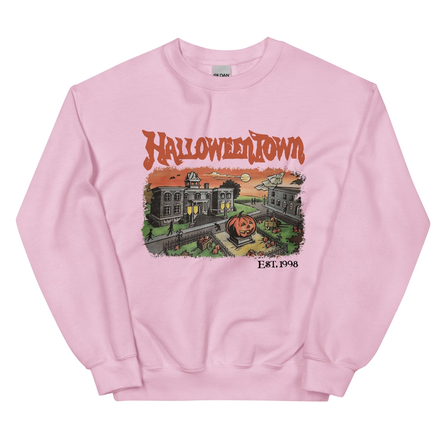 Halloweentown Est 1998 Sweatshirt Halloween Town Crewneck Retro Halloween Sweater Halloweentown University Hoodie Halloween Fall Sweatshirt